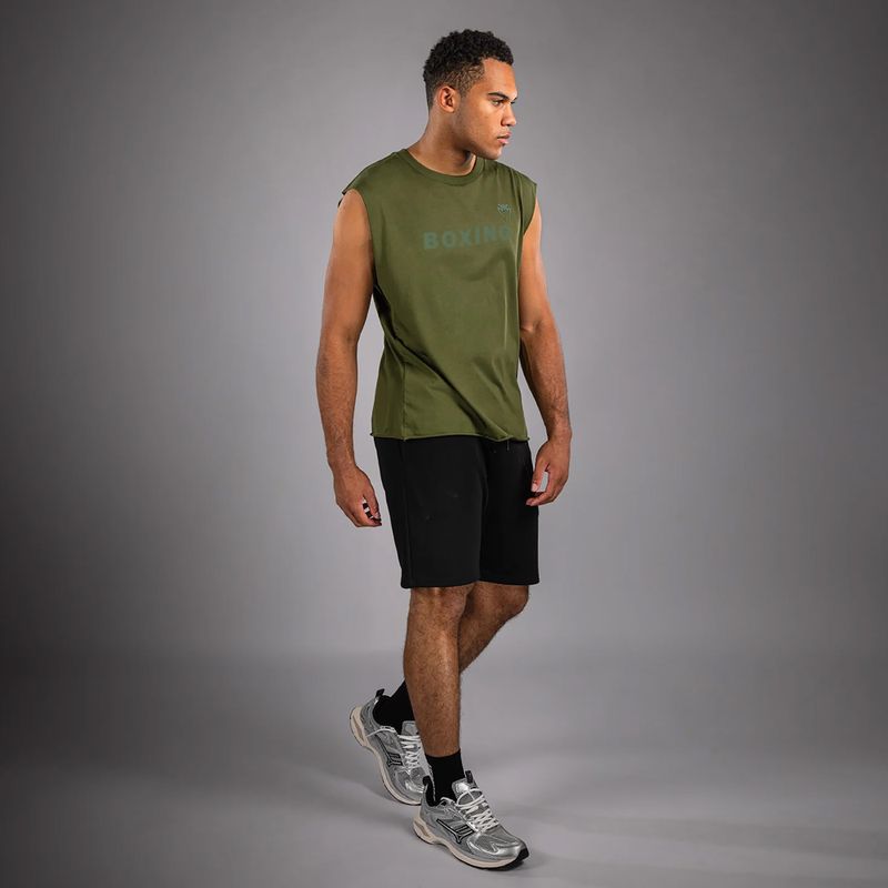 Men's T-shirt Venum Boxing VT Sleeveless military green 2