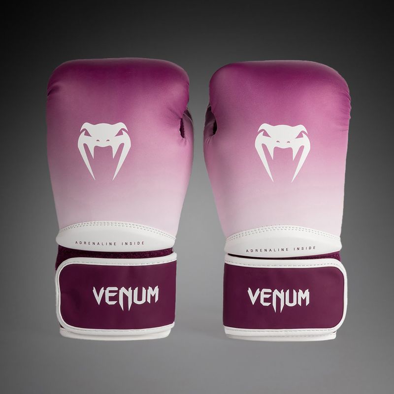 Women's boxing gloves Venum Iris Boxing plum/white 3