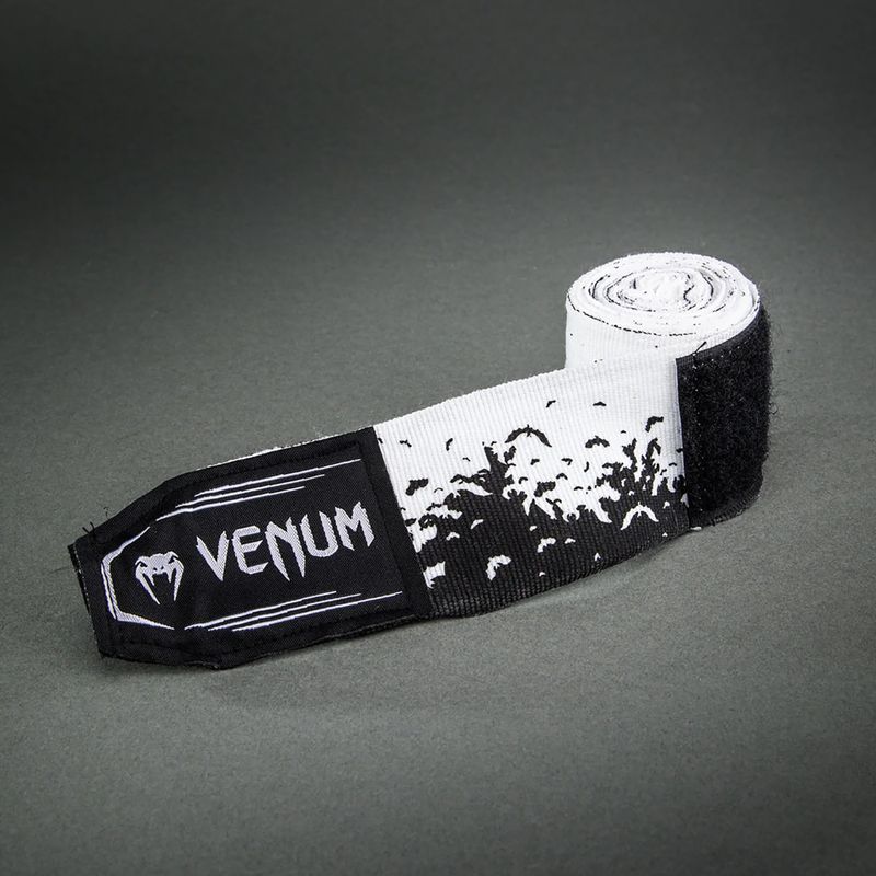 Boxing wraps Venum Bats Night Handwraps 250 cm black/white 3
