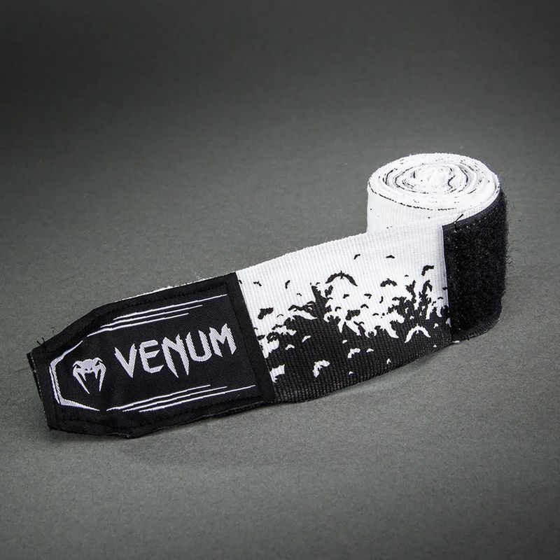 Boxing wraps Venum Bats Night Handwraps 200 cm black/white 3