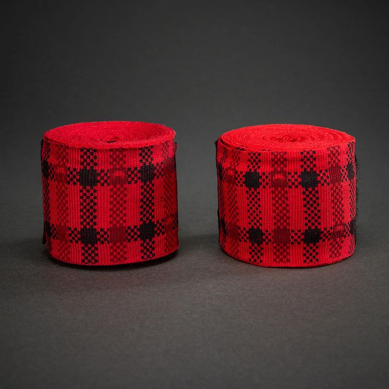 Boxing wraps Venum Tartan Handwraps 450 cm fury red 2