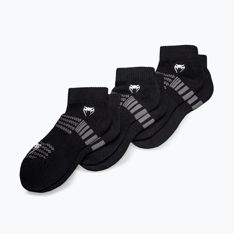 Socks Venum Vector Ankle 3 pairs black/grey