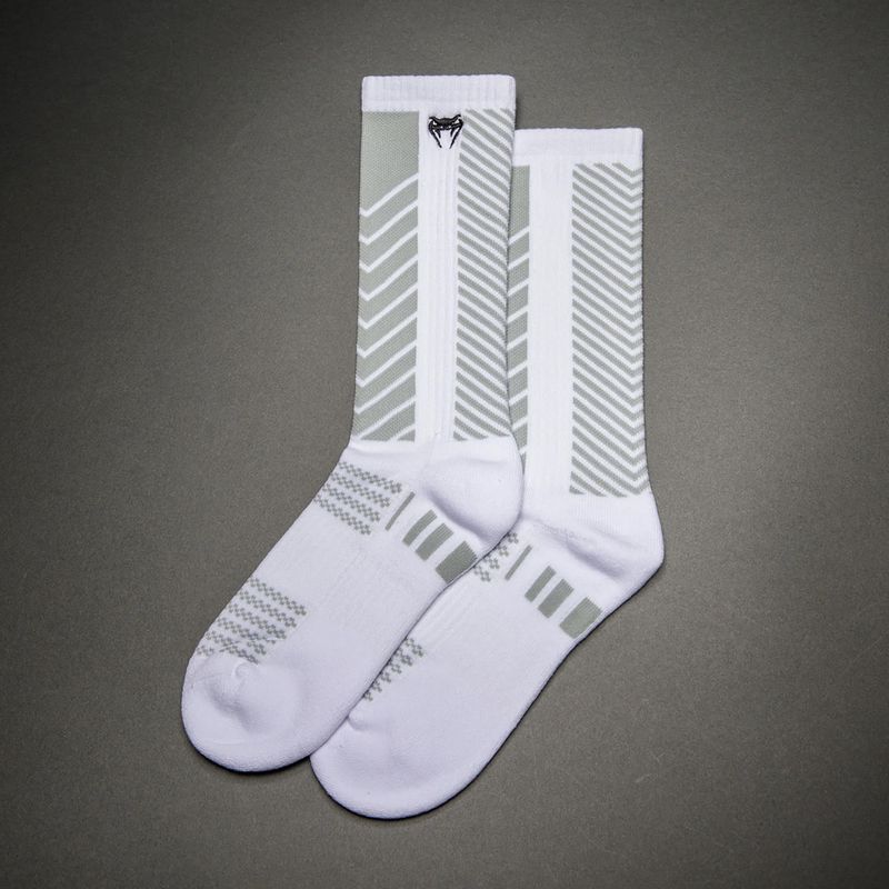 Socks Venum Vector Over-the-Calf white/grey 2