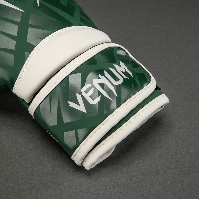 Children's boxing gloves Venum Contender 1.5 XT Kids forest green/off white 4