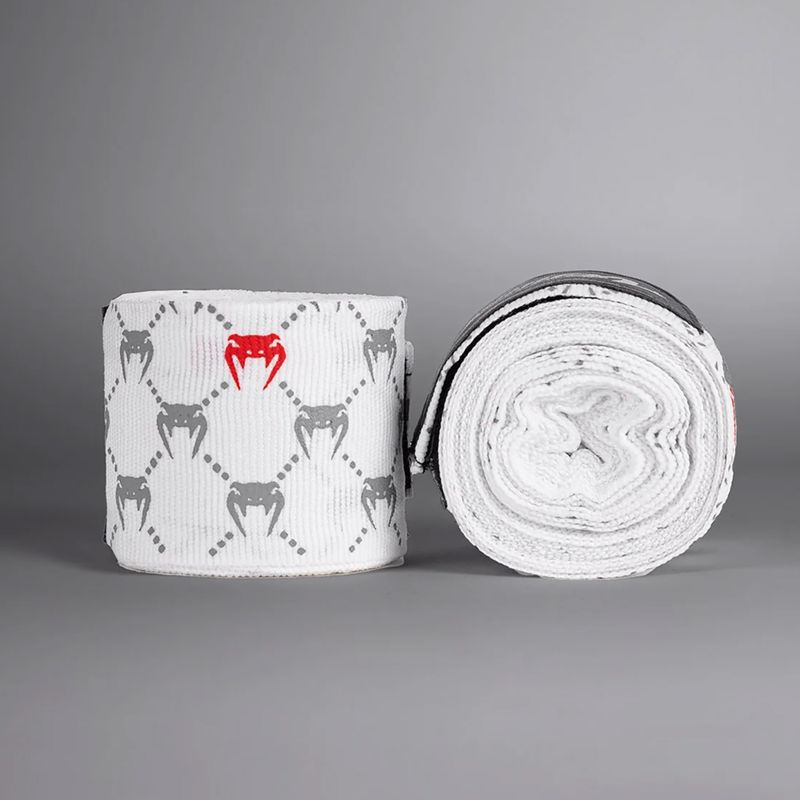 Boxing wraps Venum Monogram Hand Wraps Advanced 400 cm white 2