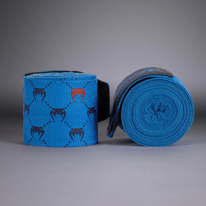 Boxing wraps Venum Monogram Hand Wraps Advanced 250 cm blue 2