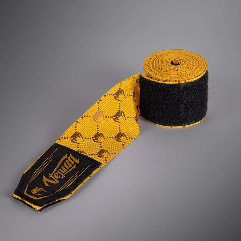 Boxing wraps Venum Monogram Hand Wraps Advanced 400 cm brown 3