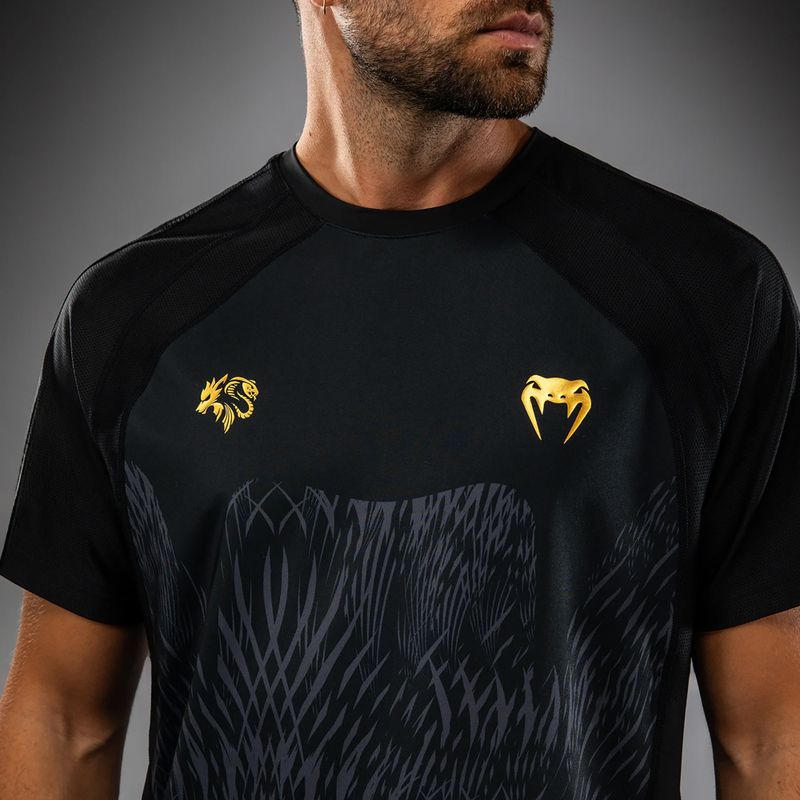 Men's T-shirt Venum x Chimaev Dry Tech black/grey 6