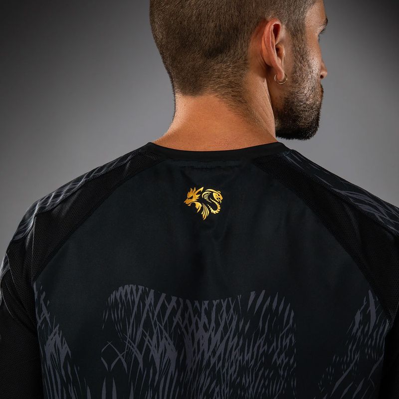 Men's T-shirt Venum x Chimaev Dry Tech black/grey 7