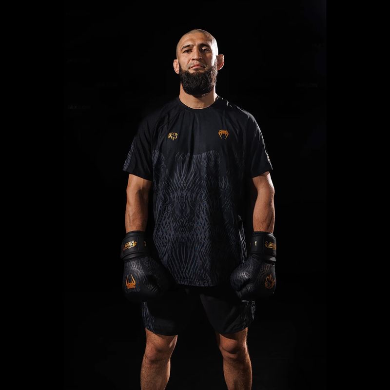 Men's T-shirt Venum x Chimaev Dry Tech black/grey 9