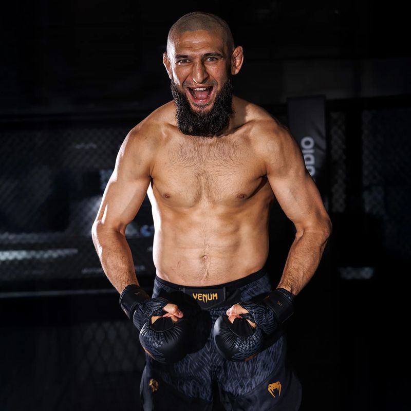 Men's training shorts Venum x Chimaev Fightshorts black/grey 8