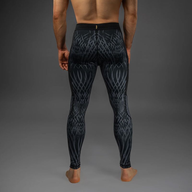 Men's training leggings Venum x Chimaev Spats black/grey 3