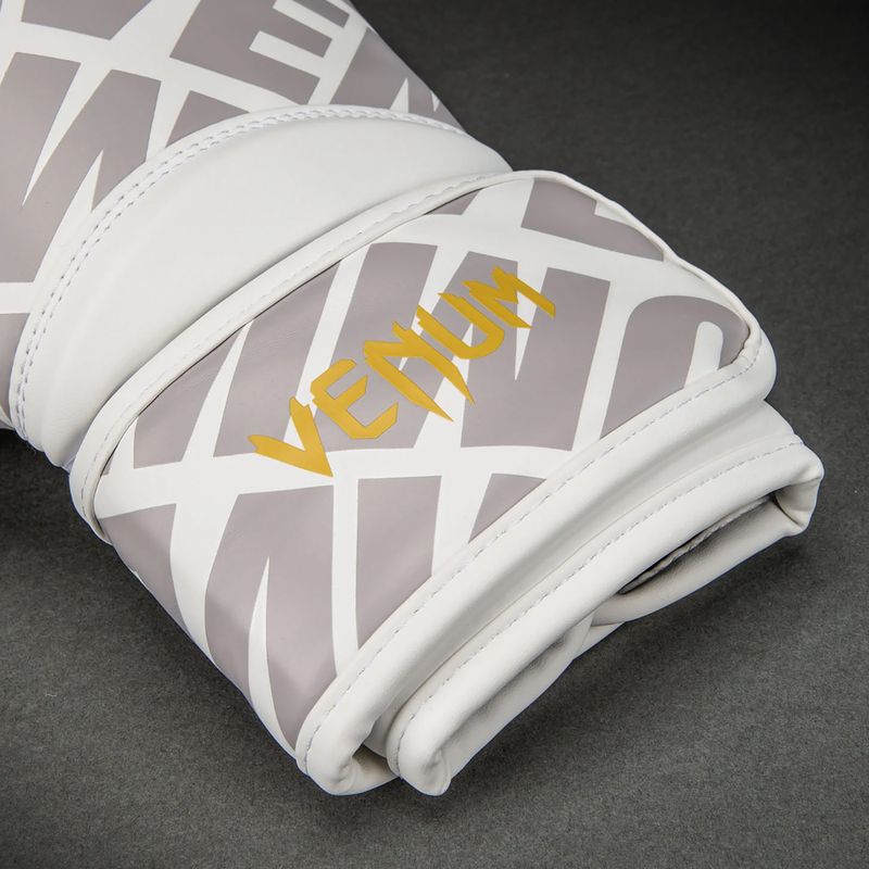 Boxing gloves Venum Contender 1.5 XT 3D Boxing white/gold 3