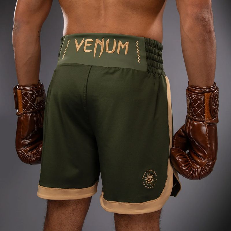 Men's training shorts Venum Classic Boxing military green/sand 6