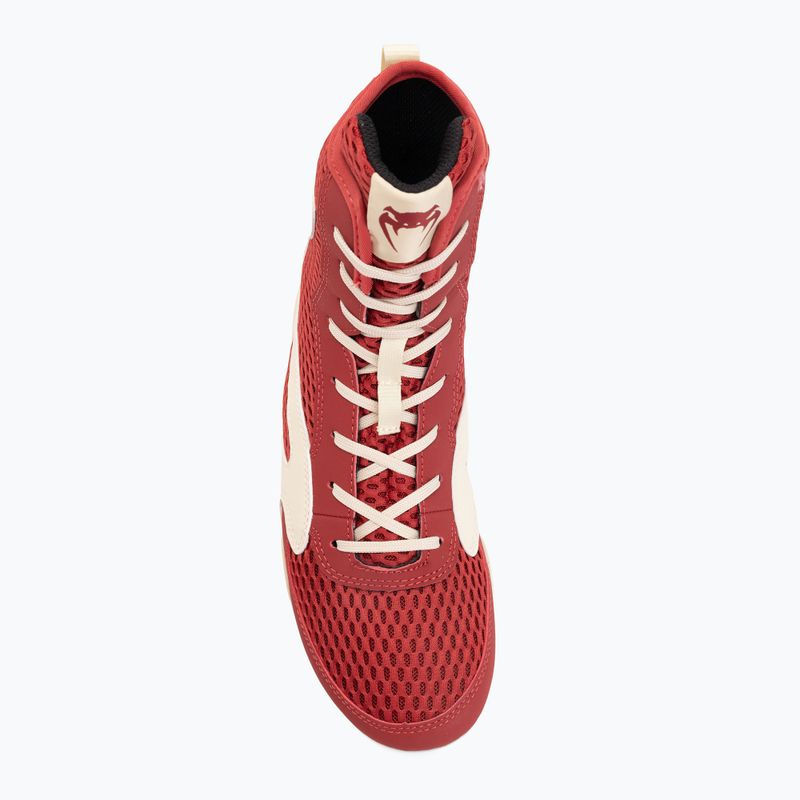 Men's boxing shoes Venum Contender Boxing ruby red/ivory 5