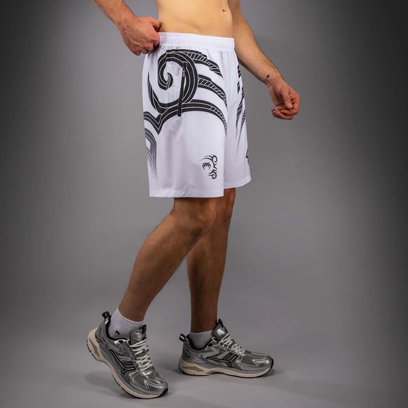Men's training shorts Venum x Mike Tyson Tiger Training optical white/deep black 3
