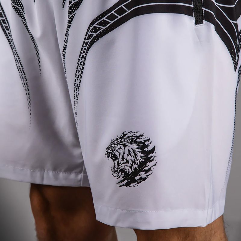 Men's training shorts Venum x Mike Tyson Tiger Training optical white/deep black 7