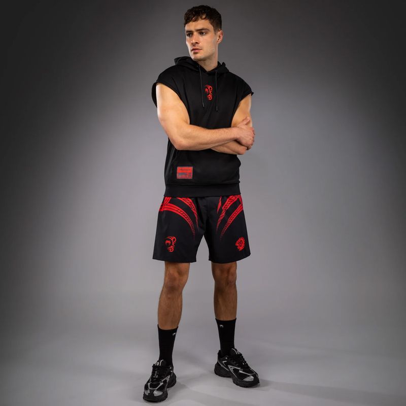 Men's sweatshirt Venum x Mike Tyson Tiger Sleeveless Hoodie deep black/intense red 2