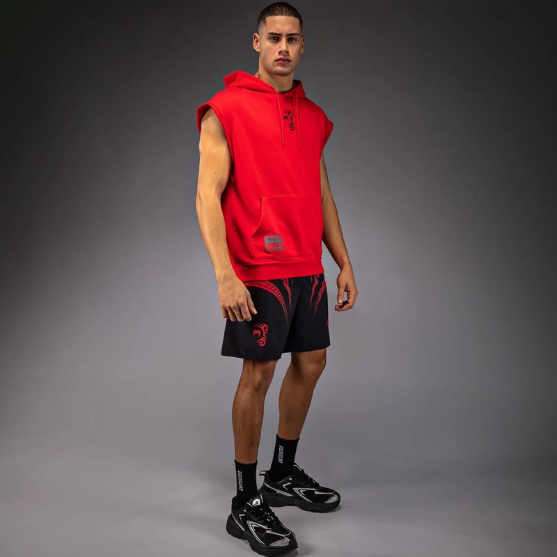 Men's sweatshirt Venum x Mike Tyson Tiger Sleeveless Hoodie intense red/deep black 2