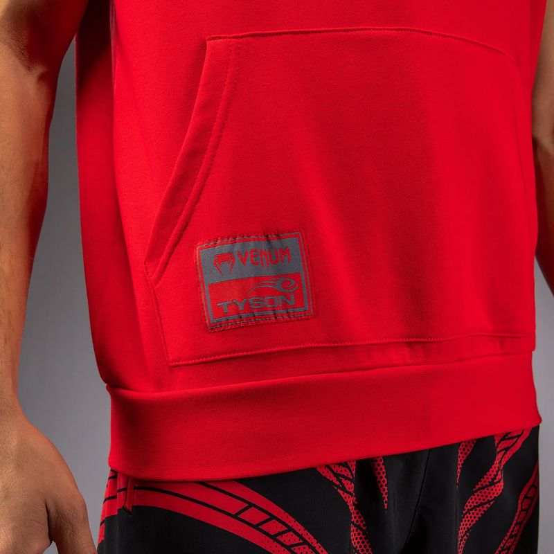 Men's sweatshirt Venum x Mike Tyson Tiger Sleeveless Hoodie intense red/deep black 7