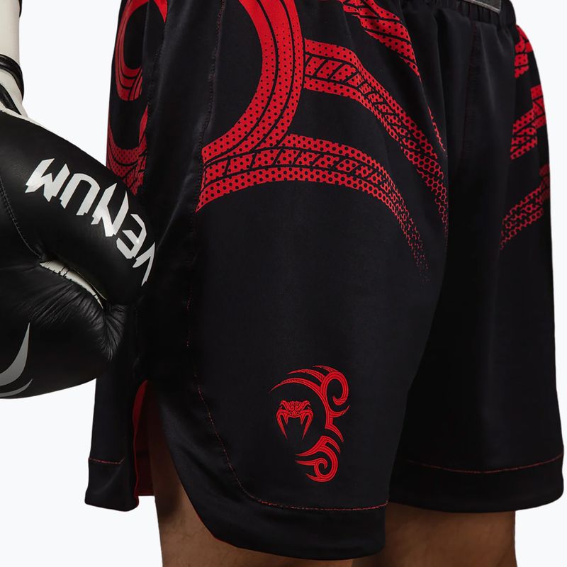 Men's training shorts Venum x Mike Tyson Tiger deep black/intense red 5