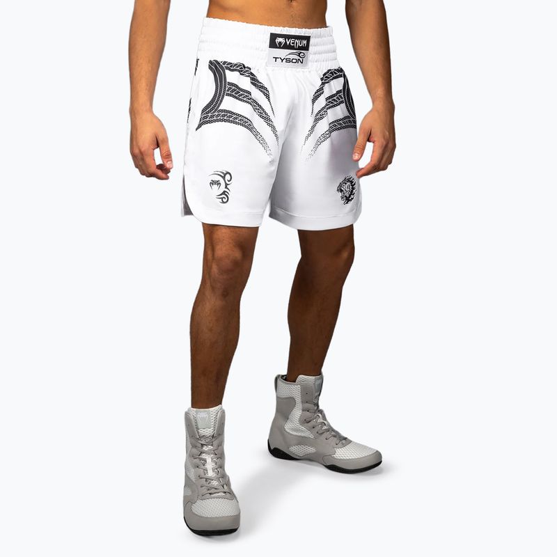 Men's training shorts Venum x Mike Tyson Tiger optical white/deep black 3