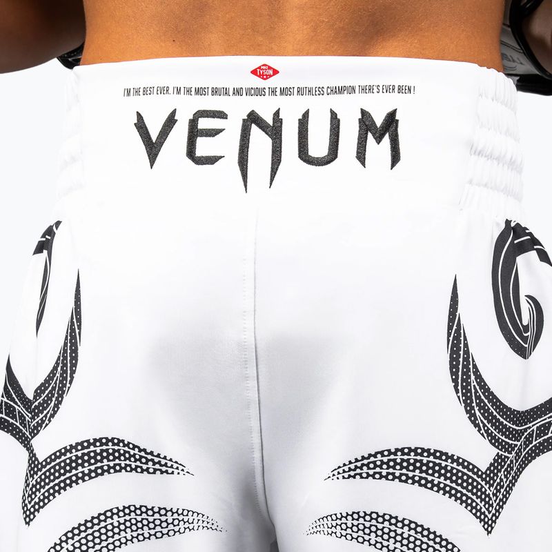Men's training shorts Venum x Mike Tyson Tiger optical white/deep black 6