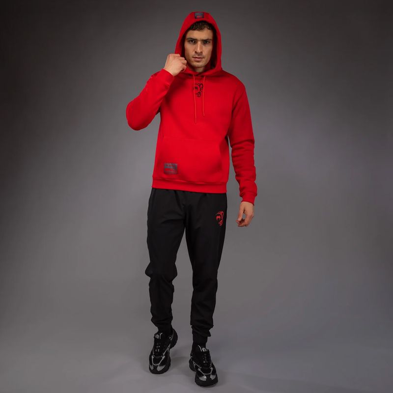 Men's sweatshirt Venum x Mike Tyson Tiger Hoodie intense red/deep black 2