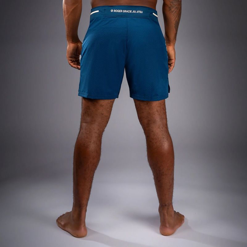 Men's training shorts Venum Roger Gracie Academy Fightshorts blue 2