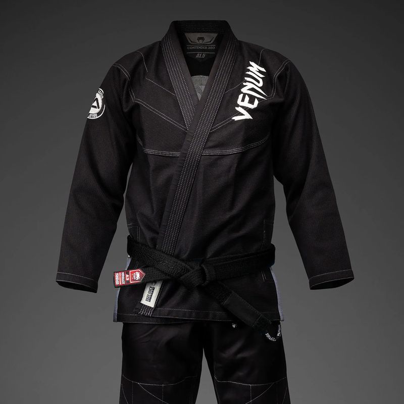 GI for Brazilian jiu-jitsu Venum Roger Gracie Academy BJJ black 3