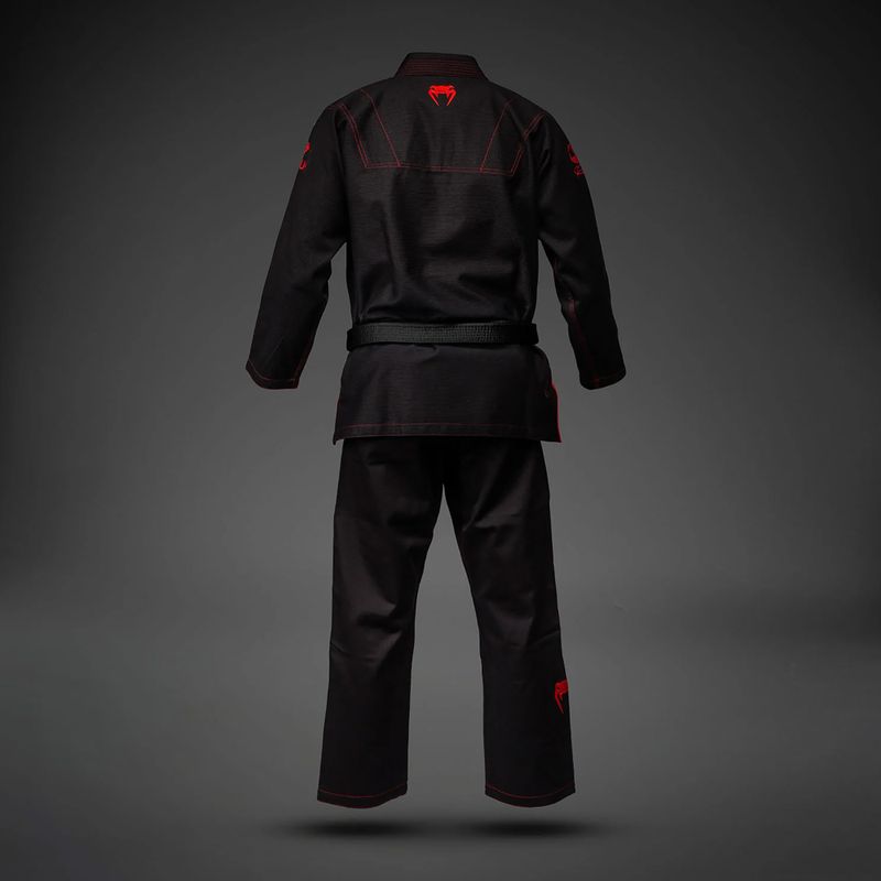 GI for Brazilian jiu-jitsu Venum Roger Gracie Academy BJJ black/red 2