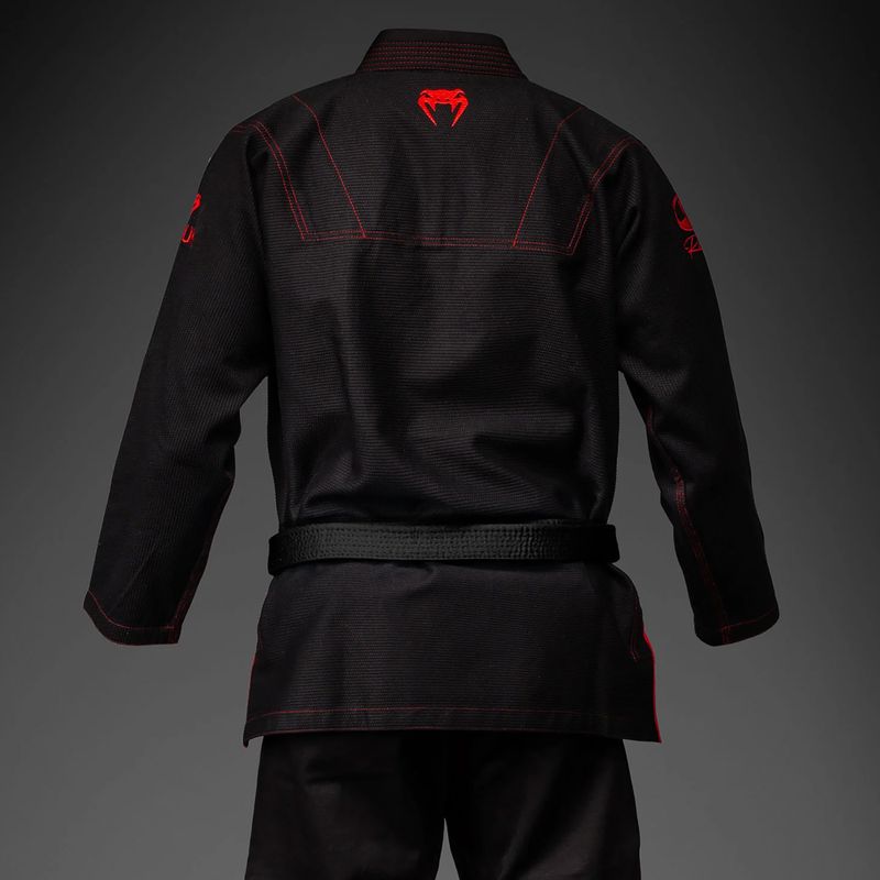 GI for Brazilian jiu-jitsu Venum Roger Gracie Academy BJJ black/red 4