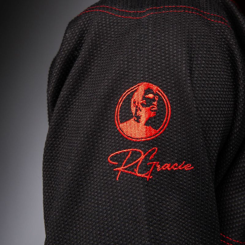 GI for Brazilian jiu-jitsu Venum Roger Gracie Academy BJJ black/red 5
