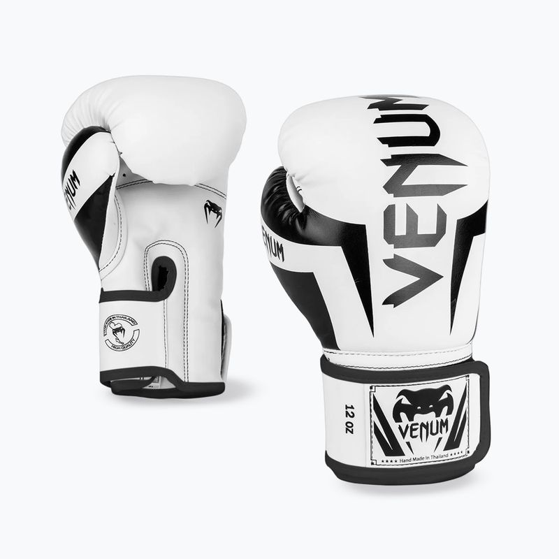 Boxing gloves Venum Elite white/black 2