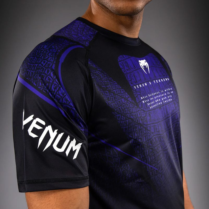 Men's training T-shirt Venum x TEKKEN 8 Kazuya Dry-Tech black/purple 7