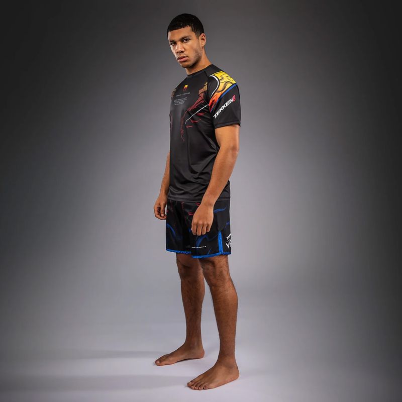 Men's training T-shirt Venum x TEKKEN 8 Yoshimitsu Dry-Tech black/orange 2