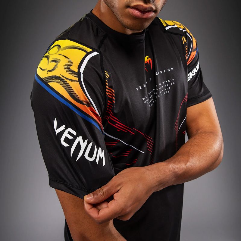 Men's training T-shirt Venum x TEKKEN 8 Yoshimitsu Dry-Tech black/orange 5