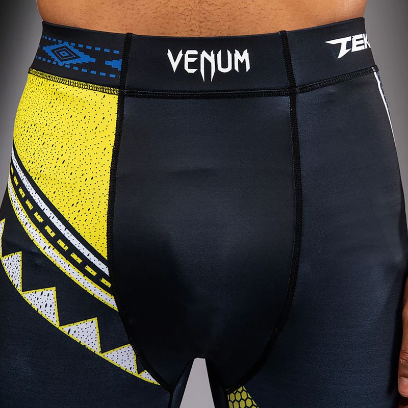 Men's training leggings Venum x TEKKEN 8 King Spats black/yellow 5