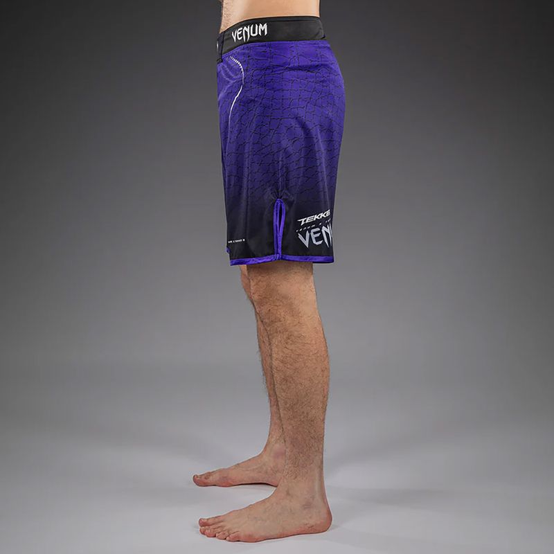 Men's training shorts Venum x TEKKEN 8 Kazuya Fight black purple 5
