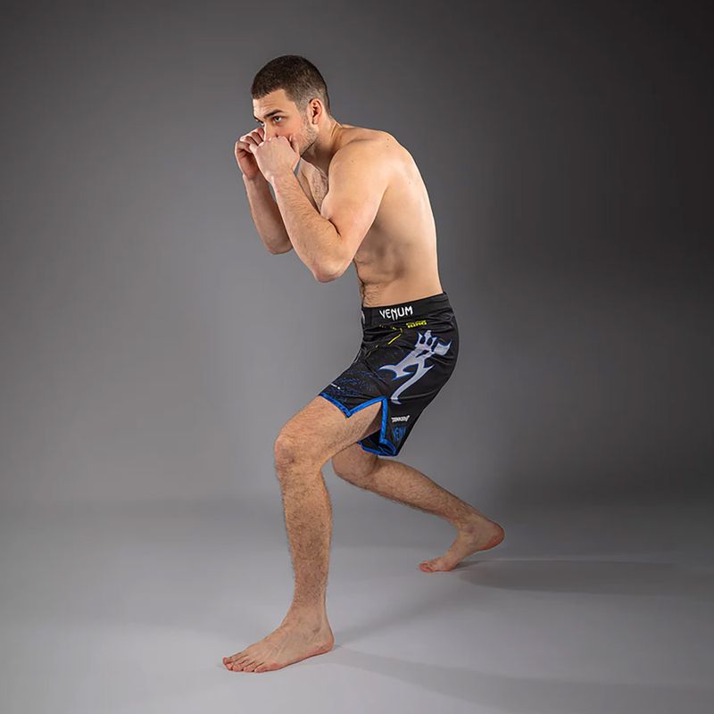 Men's training shorts Venum x TEKKEN 8 King Fight black/yellow 2