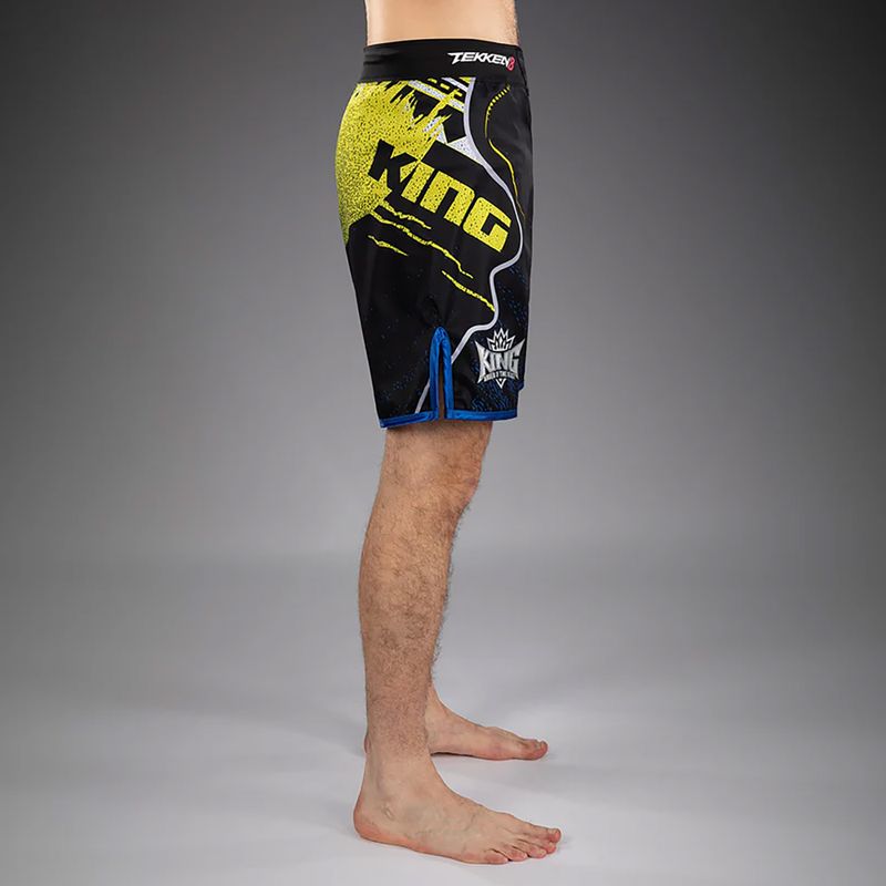 Men's training shorts Venum x TEKKEN 8 King Fight black/yellow 4