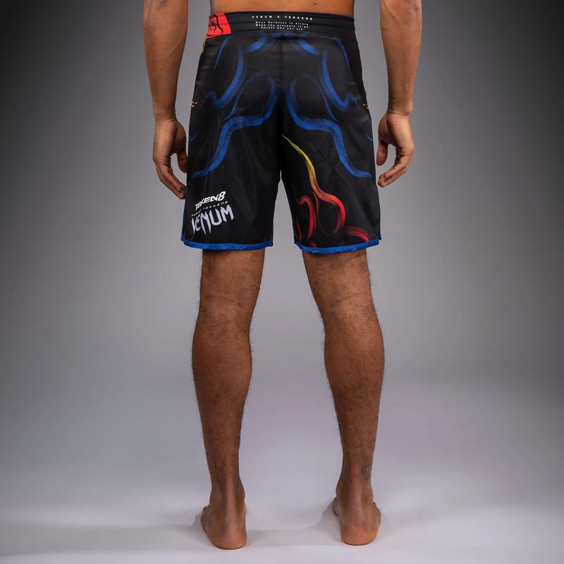 Men's training shorts Venum x TEKKEN 8 Yoshimitsu Fight black/orange 2