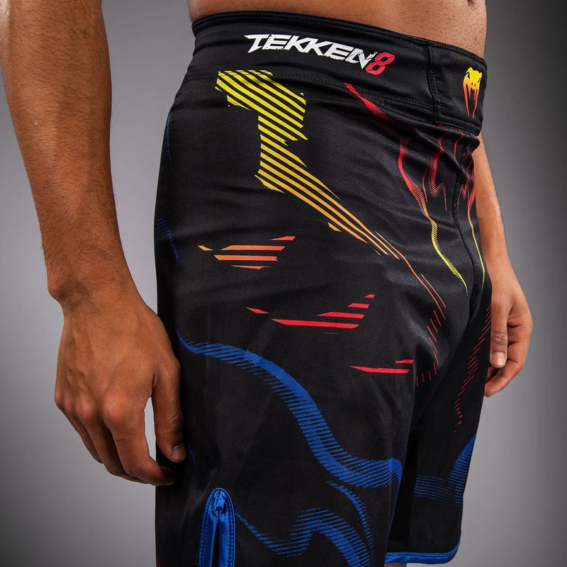 Men's training shorts Venum x TEKKEN 8 Yoshimitsu Fight black/orange 5