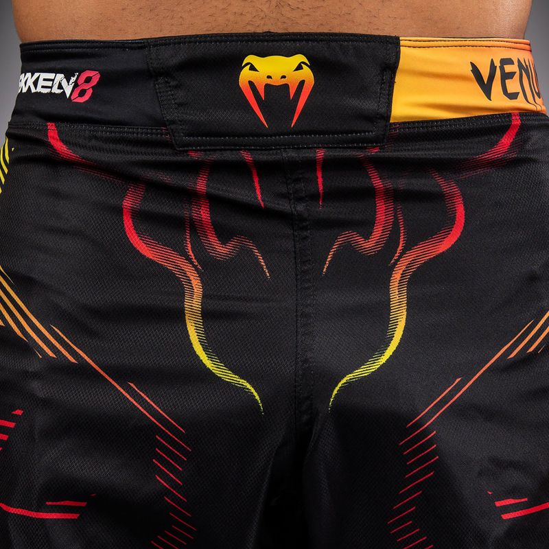 Men's training shorts Venum x TEKKEN 8 Yoshimitsu Fight black/orange 6