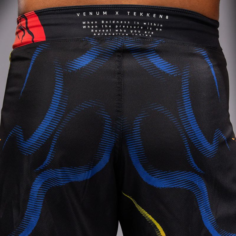Men's training shorts Venum x TEKKEN 8 Yoshimitsu Fight black/orange 7