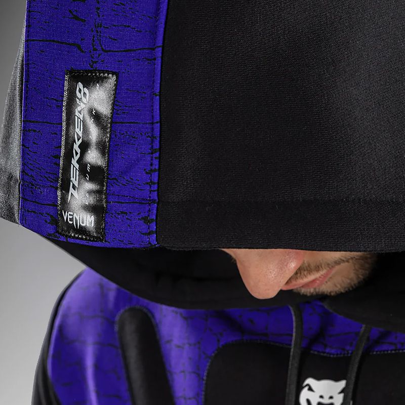 Men's sweatshirt Venum x TEKKEN 8 Kazuya Pullover Hoodie black/purple 5