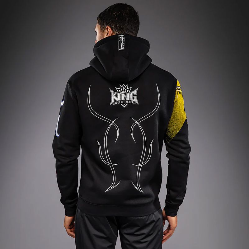 Men's sweatshirt Venum x TEKKEN 8 King Pullover Hoodie black/yellow 3