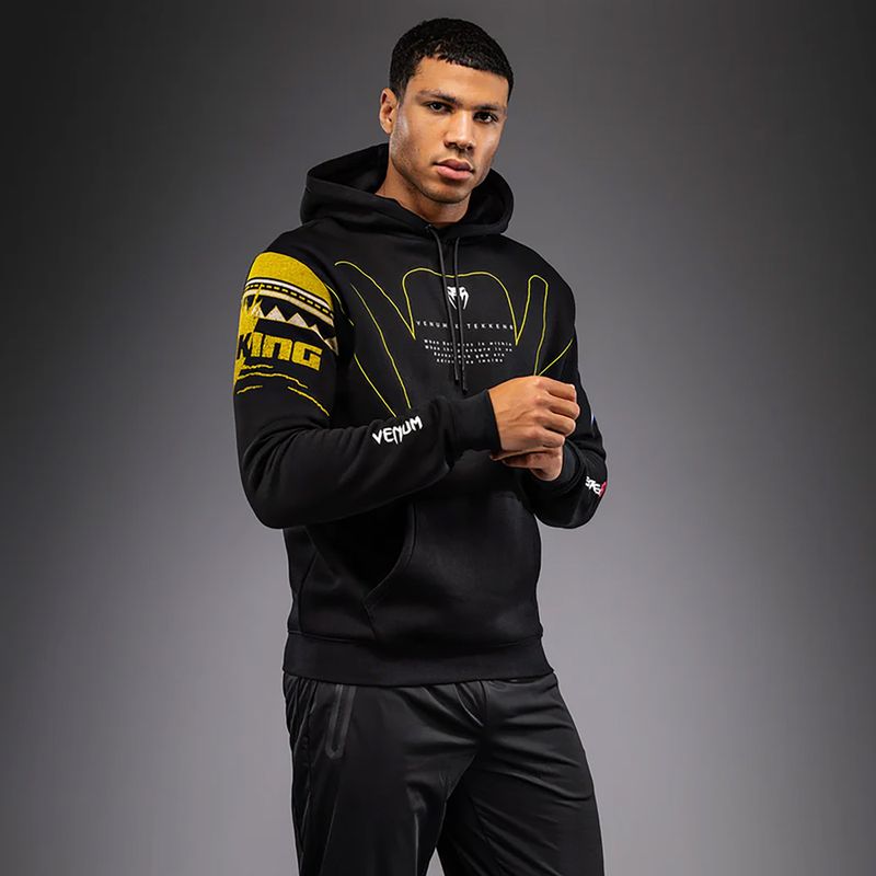 Men's sweatshirt Venum x TEKKEN 8 King Pullover Hoodie black/yellow 4