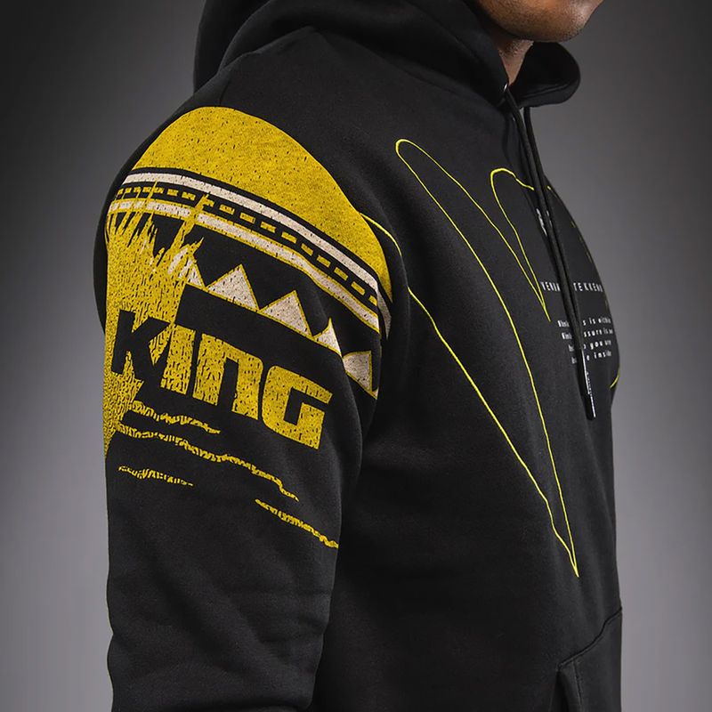 Men's sweatshirt Venum x TEKKEN 8 King Pullover Hoodie black/yellow 6
