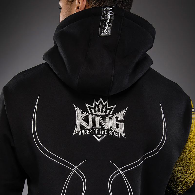 Men's sweatshirt Venum x TEKKEN 8 King Pullover Hoodie black/yellow 7